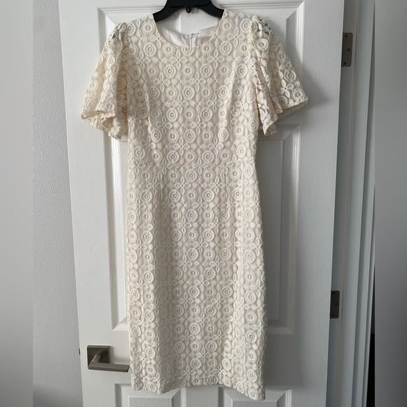 Rachel Parcell Cream Lace Midi Dress - Picture 2 of 4